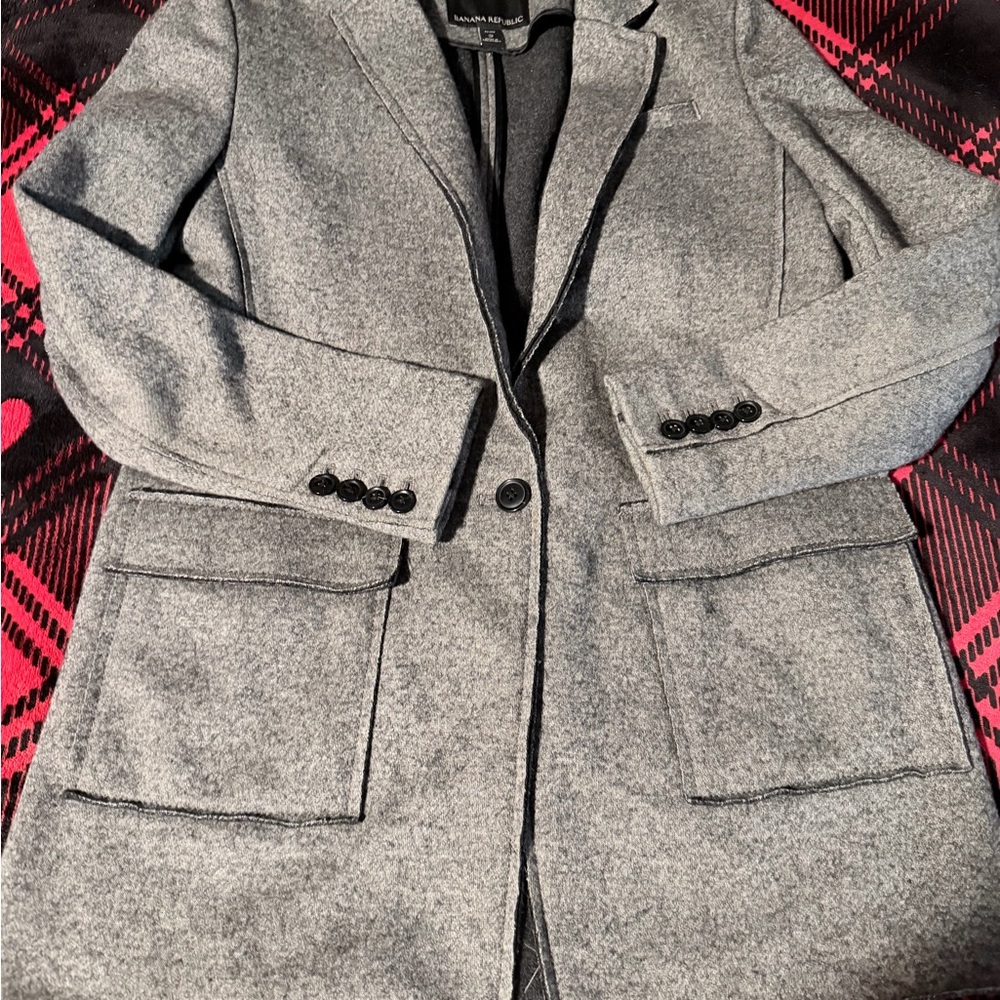 Banana Republic Gray Women's Blazer